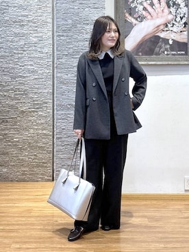 「リラックス」｜きくさん（レディース・161cm）の秋コーディネート