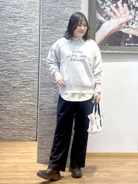 きくさん(レディース・161cm)の冬コーディネート