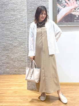 「GLOBAL WORK（グローバルワーク）のアイテム（バレエシューズ）」を使った、きくさん（レディース・161cm）の夏コーディネート