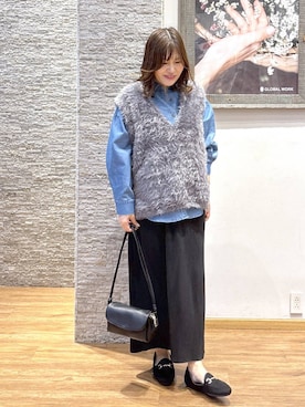 きくさん(レディース・161cm)の冬コーディネート