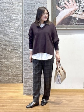 きくさん(レディース・161cm)の冬コーディネート