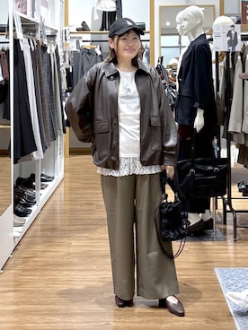 きくさん(レディース・161cm)の秋コーディネート