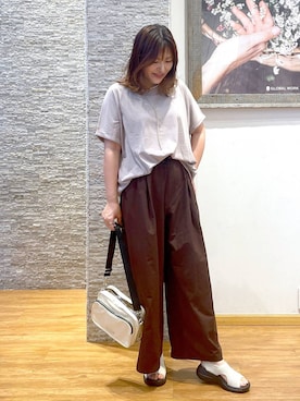 「アイテム（アクセサリー）」を使った、きくさん（レディース・161cm）の夏コーディネート