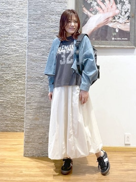 きくさん(レディース・161cm)の春コーディネート
