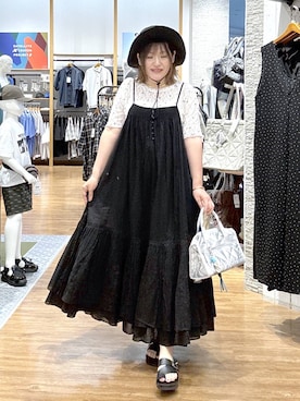 「GLOBAL WORK（グローバルワーク）のアイテム（帽子）」を使った、きくさん（レディース・161cm）の夏コーディネート