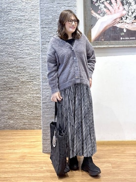 「GLOBAL WORK（グローバルワーク）のアイテム（バッグ）」を使った、きくさん（レディース・161cm）の秋コーディネート