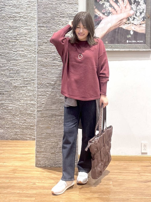 紐モチーフネックレス/286093（ネックレス）｜GLOBAL WORK