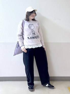 「GLOBAL WORK（グローバルワーク）のアイテム（帽子）」を使った、きくさん（レディース・161cm）の冬コーディネート