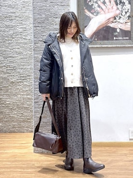 きくさん(レディース・161cm)の冬コーディネート