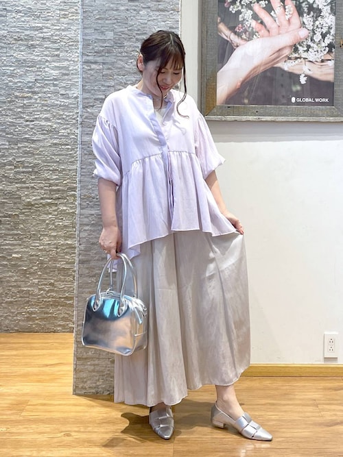 セール】エアリーリラックスペプラム/287479（シャツ/ブラウス