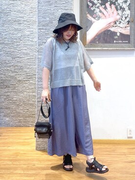 きくさん(レディース・161cm)の夏コーディネート