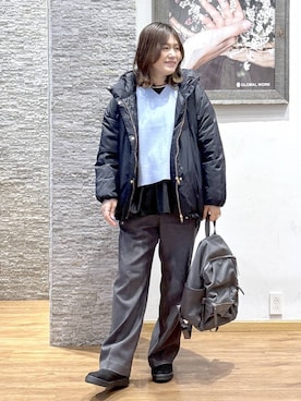 きくさん(レディース・161cm)の冬コーディネート