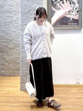 「アイテム（その他ヘアアクセサリー）」を使った、きくさん（レディース・161cm）の秋コーディネート