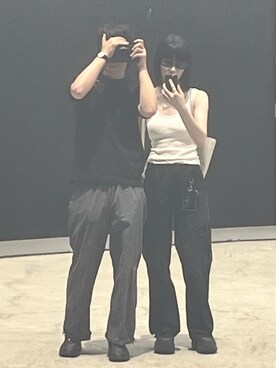 「Graphpaper（グラフペーパー）のアイテム」を使った、moegi_nakさん（レディース・163cm）の夏コーディネート
