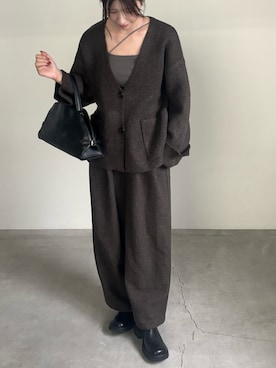 「select MOCA（セレクトモカ）のアイテム（キャミソール）」を使った、maki012さん（レディース・161cm）の秋コーディネート