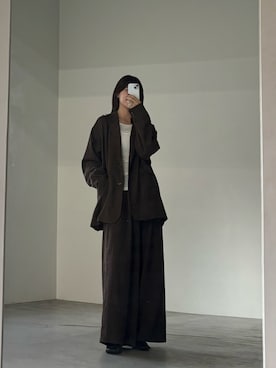 「select MOCA（セレクトモカ）のアイテム（ローファー）」を使った、maki012さん（レディース・161cm）の秋コーディネート