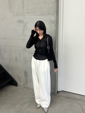 「select MOCA（セレクトモカ）のアイテム」を使った、maki012さん（骨格ストレート・レディース・161cm）の夏コーディネート