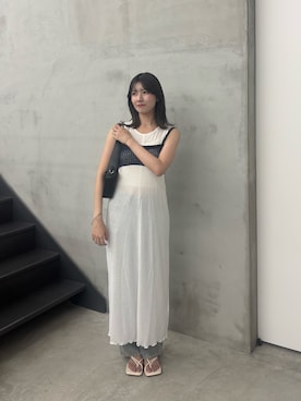 「アイテム（キャミソール）」を使った、maki012さん（レディース・161cm）の夏コーディネート