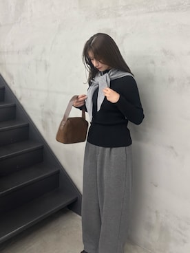 「select MOCA by son（セレクトモカバイソン）のアイテム」を使った、maki012さん（レディース・161cm）の冬コーディネート