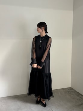 「select MOCA（セレクトモカ）のアイテム（ワンピース/ドレス）」を使った、maki012さん（レディース・161cm）の秋コーディネート