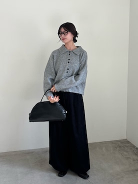 「select MOCA（セレクトモカ）のアイテム（ローファー）」を使った、maki012さん（レディース・161cm）の秋コーディネート