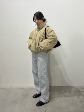 「select MOCA（セレクトモカ）のアイテム（ダウンジャケット/コート）」を使った、maki012さん（レディース・161cm）の秋コーディネート