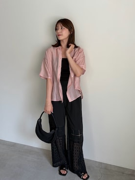「select MOCA（セレクトモカ）のアイテム（ハンドバッグ）」を使った、maki012さん（レディース・161cm）の夏コーディネート
