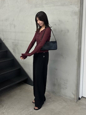 「アイテム（カーディガン/ボレロ）」を使った、maki012さん（レディース・161cm）の夏コーディネート