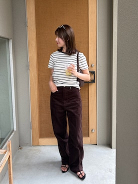 「select MOCA（セレクトモカ）のアイテム（ハンドバッグ）」を使った、maki012さん（レディース・161cm）の夏コーディネート