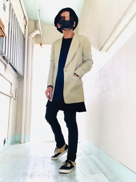 「いつもありがとうございます」｜「アイテム（その他アウター）」を使った、tamtamrompさん（メンズ・170cm）の秋コーディネート