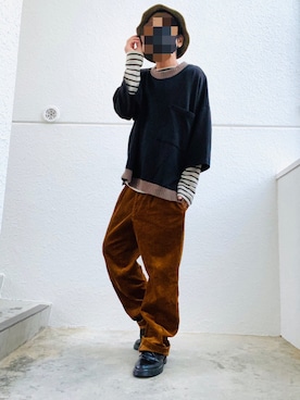 「アキコーデ」｜「アイテム（その他アウター）」を使った、tamtamrompさん（メンズ・170cm）の秋コーディネート
