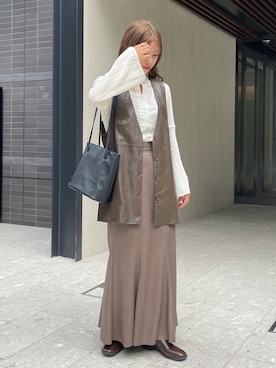 裕美さん(レディース・156cm)の秋コーディネート