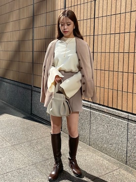 裕美さん（レディース・156cm）の秋コーディネート