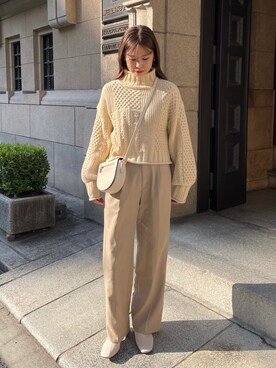 裕美さん（レディース・156cm）の秋コーディネート