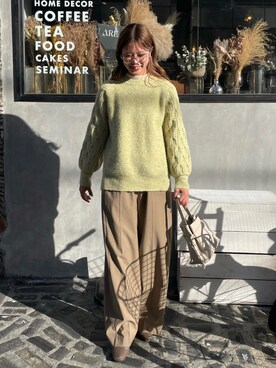 裕美さん（レディース・156cm）の冬コーディネート