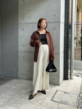 裕美さん（レディース・156cm）の秋コーディネート