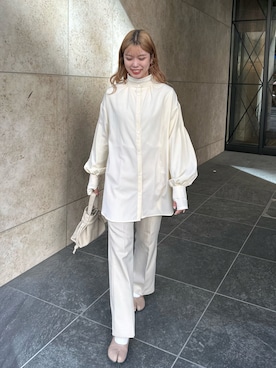 「vingtrois（バントロア）のアイテム」を使った、裕美さん（レディース・156cm）の冬コーディネート