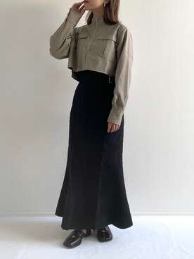 裕美さん(レディース・156cm)の秋コーディネート