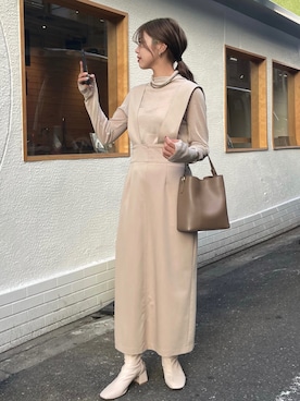 裕美さん（レディース・156cm）の秋コーディネート