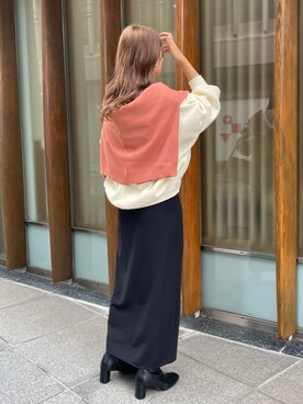 裕美さん（レディース・156cm）の秋コーディネート