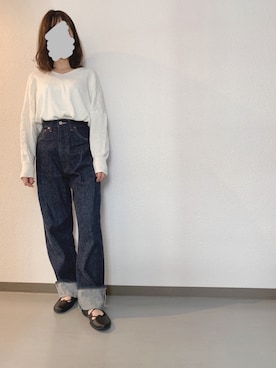 「Vlas Blomme（ヴラスブラム）のアイテム」を使った、Lyさん（レディース・155cm）の春コーディネート