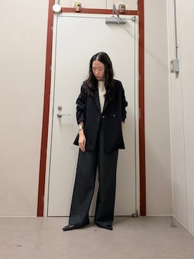 pyonさん（レディース・161cm）の冬コーディネート