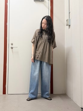「かぐれ（カグレ）のアイテム」を使った、pyonさん（レディース・161cm）の夏コーディネート