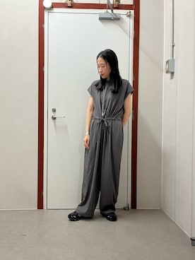 「URBAN RESEARCH DOORS（アーバンリサーチドアーズ）のアイテム（オールインワン・サロペット）」を使った、pyonさん（レディース・161cm）の夏コーディネート