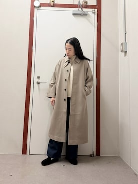 「アイテム（スリッポン）」を使った、pyonさん（レディース・161cm）の冬コーディネート