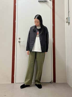 「URBAN RESEARCH DOORS（アーバンリサーチドアーズ）のアイテム（サンダル）」を使った、pyonさん（レディース・161cm）の秋コーディネート