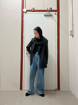 「BIRKENSTOCK（ビルケンシュトック）のBIRKENSTOCK　Boston LEVE（サンダル）」を使った、pyonさん（レディース・161cm）の秋コーディネート