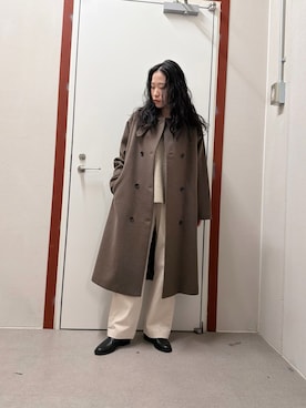 「アイテム（テーラードジャケット）」を使った、pyonさん（レディース・161cm）の冬コーディネート