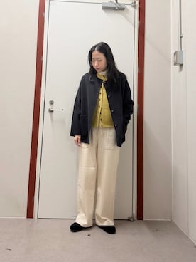 「アイテム（テーラードジャケット）」を使った、pyonさん（レディース・161cm）の冬コーディネート