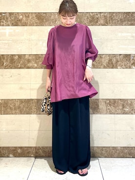 「URBAN RESEARCH ROSSO WOMEN（アーバンリサーチ　ロッソ）のアイテム（サンダル）」を使った、Mikaさん（レディース・153cm）の夏コーディネート